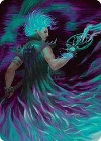 Winter, Cursed Rider Art Card - Art Series: Aetherdrift - Magic: The Gathering card
