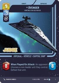 Avenger - Hunting Star Destroyer - Judge Promos - Star Wars: Unlimited card