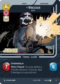 Wrecker - Boom! - Judge Promos - Star Wars: Unlimited card