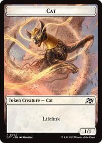 Cat // Thopter (0010) Double-Sided Token - Aetherdrift - Magic: The Gathering card