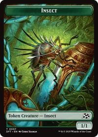 Insect // Elephant Double-Sided Token - Aetherdrift - Magic: The Gathering card
