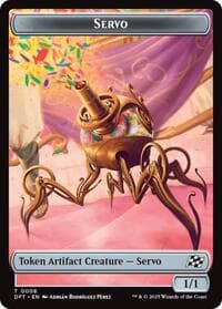 Servo // Thopter (0009) Double-Sided Token - Aetherdrift - Magic: The Gathering card