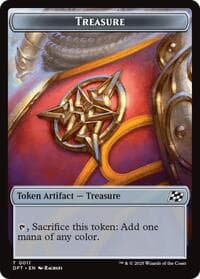 Treasure // Pilot Double-Sided Token - Aetherdrift - Magic: The Gathering card