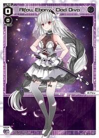 Alfou, Ebony - Clad Diva - Divisions DIVA - WIXOSS card
