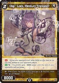 Digi - Lock, Medium Trickster - Divisions DIVA - WIXOSS card