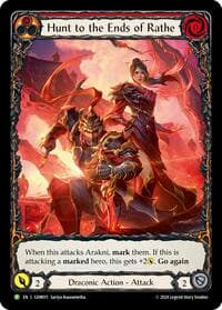 Hunt to the Ends of Rathe (Red) - GEM Pack 1 - Flesh and Blood TCG card