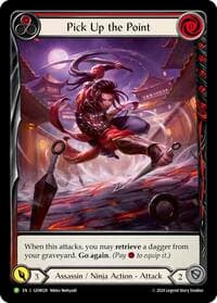 Pick Up the Point (Red) - GEM Pack 1 - Flesh and Blood TCG card