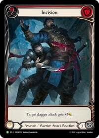 Incision (Red) - GEM Pack 1 - Flesh and Blood TCG card