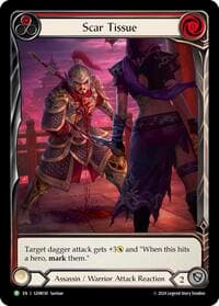 Scar Tissue (Red) - GEM Pack 1 - Flesh and Blood TCG card