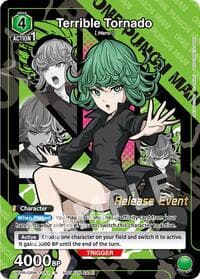 Terrible Tornado (Release Event Participation) - UE06BT: One Punch Man Release Event Cards - Union Arena card