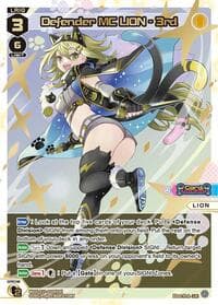 Defender MC LION - 3rd (LR) - Divisions DIVA - WIXOSS card