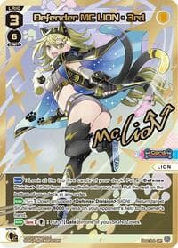 Defender MC LION - 3rd (LRP) - Divisions DIVA - WIXOSS card