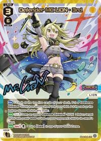 Defender MC LION - 3rd (UR) - Divisions DIVA - WIXOSS card