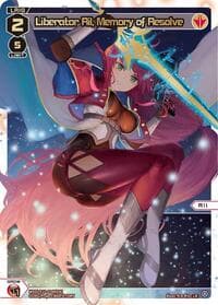 Liberator Ril, Memory of Resolve (LR) - Divisions DIVA - WIXOSS card