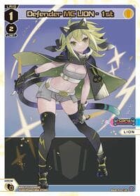 Defender MC LION - 1st (LR) - Divisions DIVA - WIXOSS card