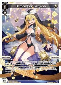 Remember Scrying (Parallel) - Divisions DIVA - WIXOSS card