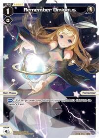 Remember Ominous (Parallel) - Divisions DIVA - WIXOSS card