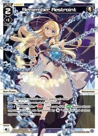 Remember Restraint (Parallel) - Divisions DIVA - WIXOSS card