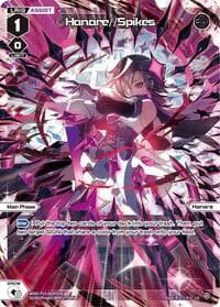 Hanare//Spikes (Parallel) - Divisions DIVA - WIXOSS card