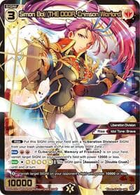 Simon Bol//THE DOOR, Crimson Warlord (SRP) - Divisions DIVA - WIXOSS card