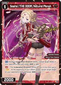 Sashe//THE DOOR, Natural Planet (Parallel) - Divisions DIVA - WIXOSS card