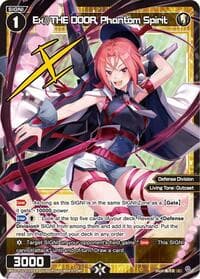 Ex//THE DOOR, Phantom Spirit (Parallel) - Divisions DIVA - WIXOSS card
