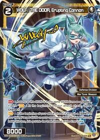 WOLF//THE DOOR, Erupting Cannon (Parallel) - Divisions DIVA - WIXOSS card