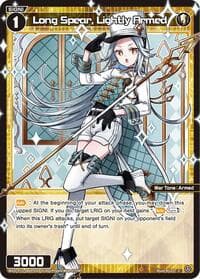 Long Spear, Lightly Armed (Parallel) - Divisions DIVA - WIXOSS card