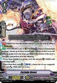 Exclude Havoc - V Promo Cards - Cardfight Vanguard card