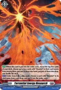 Torrential Energy Research (Foil) - D Promo Cards - Cardfight Vanguard card