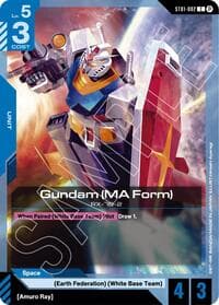 Gundam (MA Form) - Edition Beta - Gundam Card Game card
