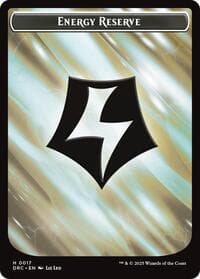 Energy Reserve // Energy Reserve Double-Sided Token - Commander: Aetherdrift - Magic: The Gathering card