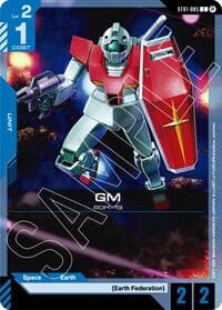 GM - Edition Beta - Gundam Card Game card