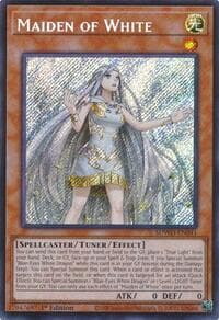 Maiden of White (Secret Rare) - Structure Deck: Blue-Eyes White Destiny - YuGiOh card