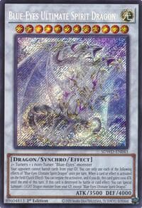 Blue-Eyes Ultimate Spirit Dragon (Secret Rare) - Structure Deck: Blue-Eyes White Destiny - YuGiOh card