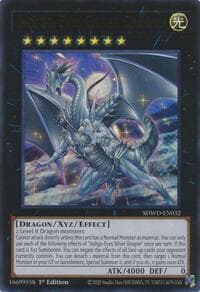 Indigo-Eyes Silver Dragon - Structure Deck: Blue-Eyes White Destiny - YuGiOh card