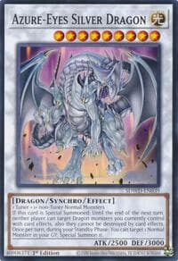 Azure-Eyes Silver Dragon - Structure Deck: Blue-Eyes White Destiny - YuGiOh card
