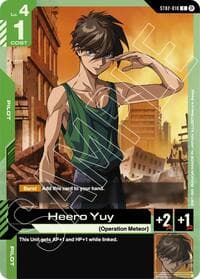 Heero Yuy - Edition Beta - Gundam Card Game card