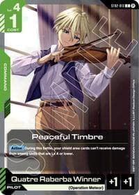 Peaceful Timbre - Edition Beta - Gundam Card Game card