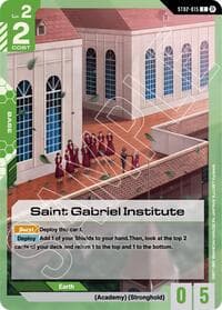 Saint Gabriel Institute - Edition Beta - Gundam Card Game card