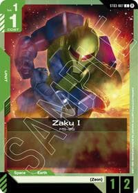 Zaku I - Edition Beta - Gundam Card Game card