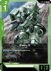 Zaku II - Edition Beta - Gundam Card Game card