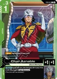 Char Aznable - Edition Beta - Gundam Card Game card