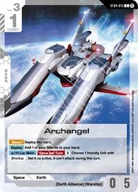 Archangel - Edition Beta - Gundam Card Game card