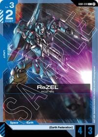ReZEL - Edition Beta - Gundam Card Game card