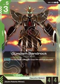 Gundam Sandrock - Edition Beta - Gundam Card Game card