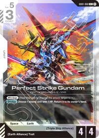 Perfect Strike Gundam - Edition Beta - Gundam Card Game card