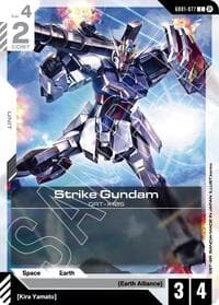Strike Gundam (GD01-077) - Edition Beta - Gundam Card Game card