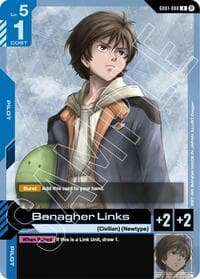 Banagher Links - Edition Beta - Gundam Card Game card