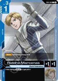 Riddhe Marcenas - Edition Beta - Gundam Card Game card